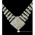 Cheap Rhinestone Bridal Earrings Wedding Bridal Jewelry Crystal Bridesmaid Earrings and Necklace